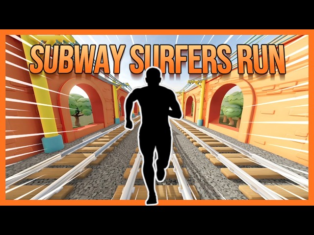 SUBWAY SURFERS RUN 🛹 INTERACTIVE IMMERSIVE Warm-Up #6 | Tunnel, Rails, Bridge Cardio Workout Full HD