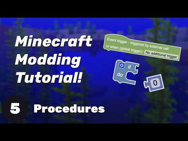 Create Minecraft Mods WITHOUT CODING!! - E05 - Procedures! | UPDATED MCreator Tutorial