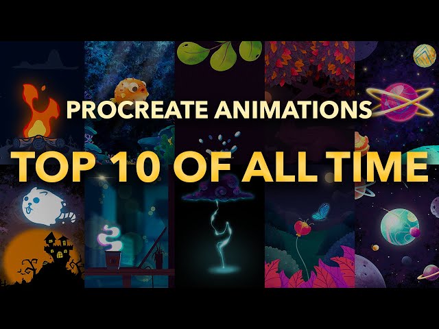 My Top 10 Procreate Animations of All Time