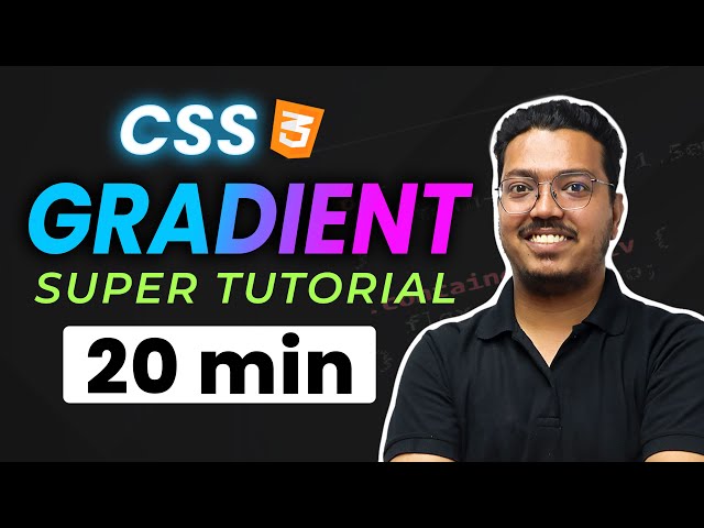 Master CSS Gradients Tutorial - Generate Linear, Radial, Background, and More! - Techno Brainz