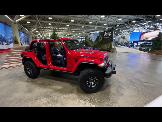 Media Day 2026 Jeep test drive at auto show 2026 