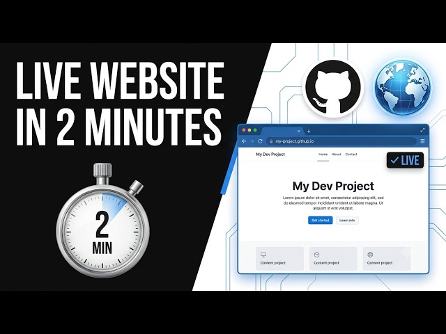 Host Your Website in Just 2 Minutes | FREE with GitHub Pages