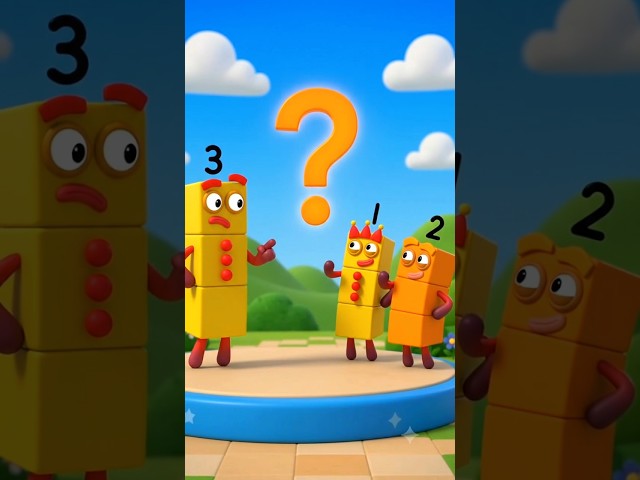 What Comes Next? 🔢 | Learn Numbers 1–4 | Number Pattern for Kids #shorts