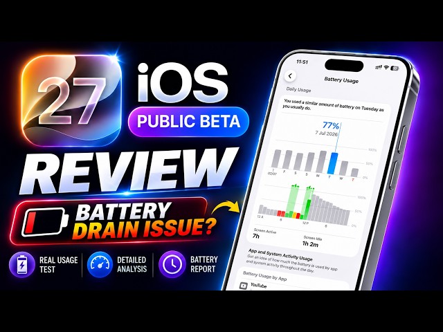 iOS 27 Public Beta Review | Bugs and overheating | Should you Update?🔥