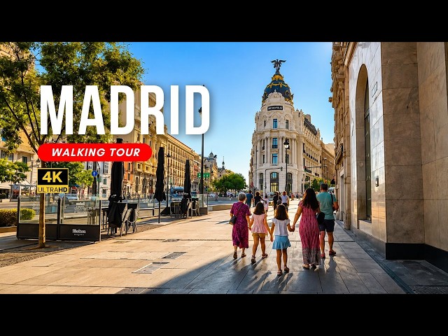 Madrid’s Most Beautiful Street? 🇪🇸 Walking Calle de Alcalá | Madrid 4K Walking Tour
