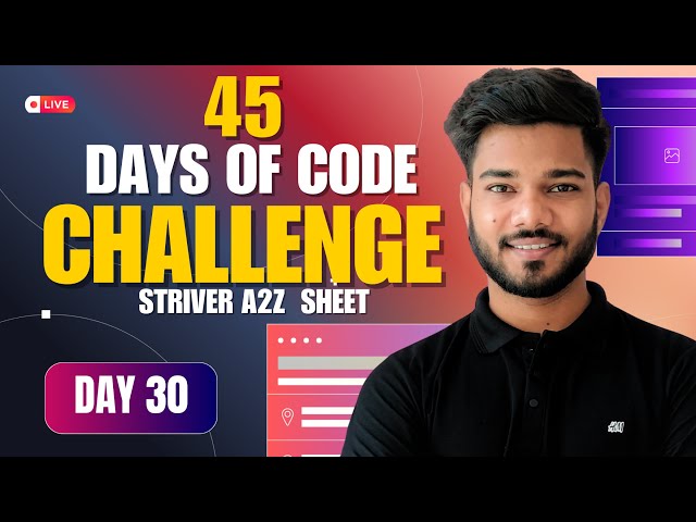 🔥 Day 30 of Solving 455 problems in 45 Days of Code | RECURSION