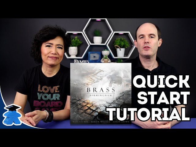 Brass Birmingham - Start Playing in 13 Minutes - Quick Start Board Game Tutorial