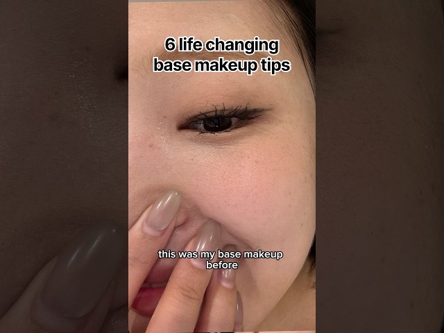 6 life changing base makeup tips! #basemakeup #everydaymakeup #foundationtips
