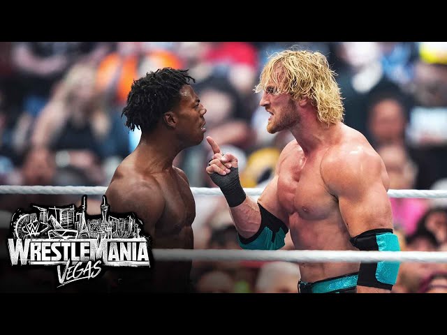 IShowSpeed ​​gives Logan Paul a frog splash | WrestleMania 42 Saturday