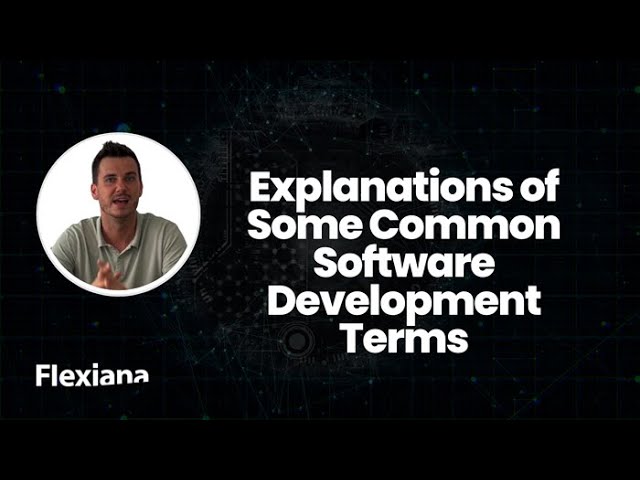 Explanations of Some Common Software Development Terms
