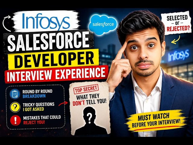Infosys Salesforce Developer Interview Experience (Real Questions + Tips) | Salesforce Interview