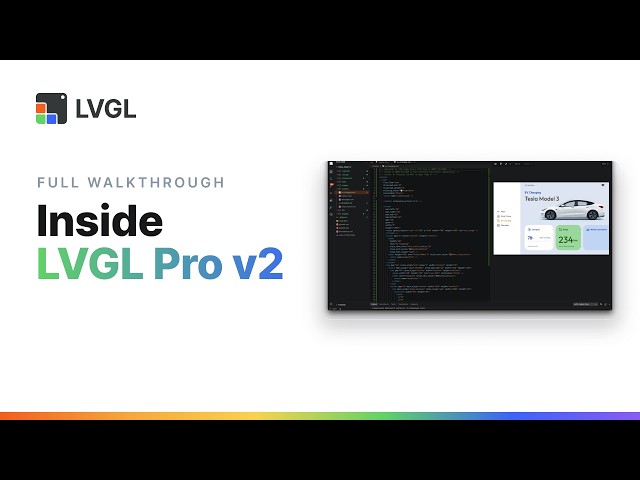 LVGL Pro v2 is here! VSCode-like foundation, AI, Figma, new licencing, and many more!