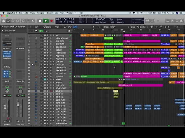 AUDIO PRODUCTION LESSON BY GENTIL MISIGARO