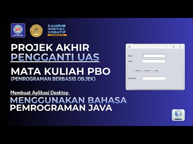 Membuat Aplikasi Desktop Sederhana Menggunakan Bahasa Pemrograman Java Dengan Netbeans IDE