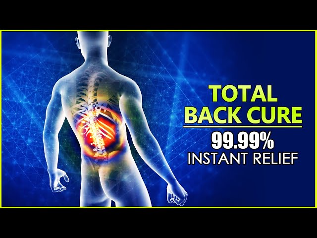 Total Back Cure Frequency "100% Effective" | Instant Back Pain Relief Binaural Beats Music #V090