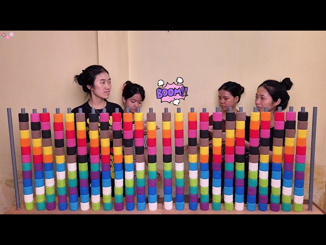 🌈 Teamwork & Chill | Color Ball Sorting Showdown 🏁
