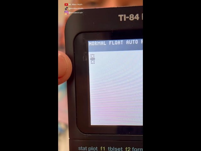 How to type a fraction fast on your TI-84 Plus CE