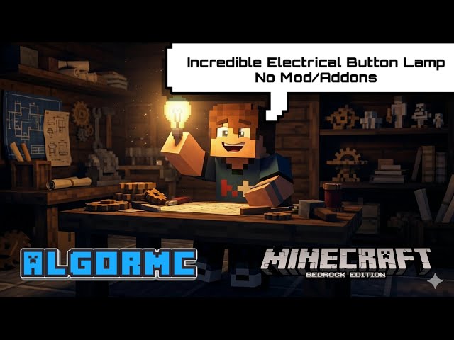 Incredible Electrical Button Lamp No Mod / Addon in Minecraft || Command Block