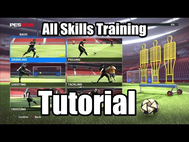 PES 2016 All Skills Training