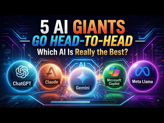 5 AI GIANTS GO HEAD-TO-HEAD — Which AI Is Really the Best?