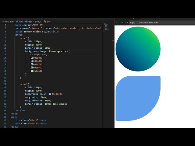 07.Top Style border radius #color combination best project #HTML #CSS #SUBSCRIBE #CodeWithAmitSingh