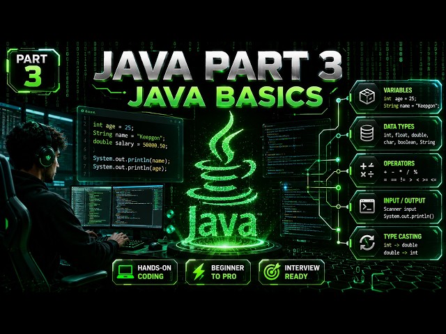 Java Full Course in Tamil || Part 3 || Complete Basics || #trending #
