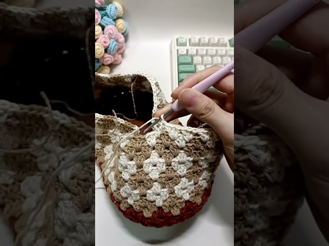 1 hour quiet crocheting | Accompany learning or decompression