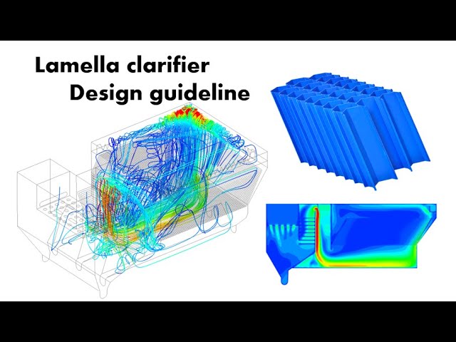 Lamella clarifier guideline - tube settler design and CFD simulation