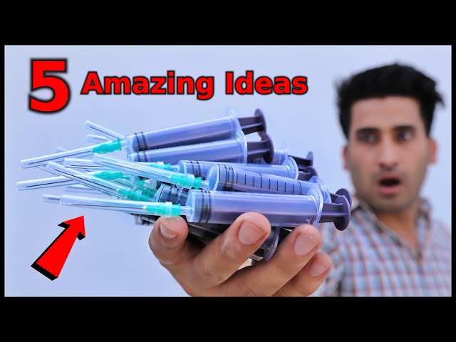 Syringe से किये 5 अजीबो गरीब New Experiments || Syringe New Experiment