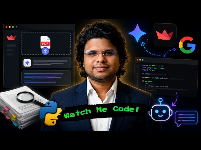 Build an AI app with Gemini & Streamlit | Full Python Project (No AI Agent, Just Code)