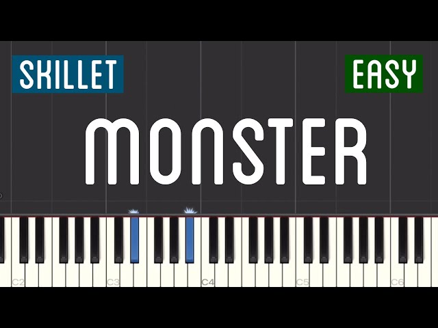 Skillet - Monster Piano Tutorial | Easy