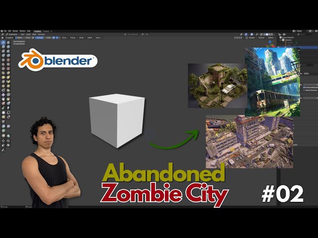 (Day 2) Blender 3D: Abandoned Zombie City