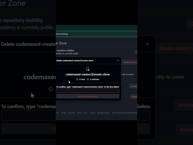 How To Delete Repository In GitHub 📈