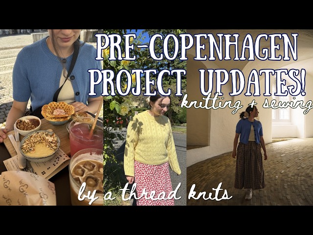 What Did I Finish Before My Trip?! Knitting finished objects, Works in Progress and Sewing!