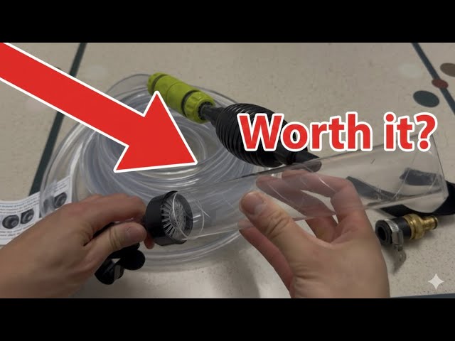 Amazon Aquarium Vacuum Pump Review | Is This Gravel Cleaner Worth It?