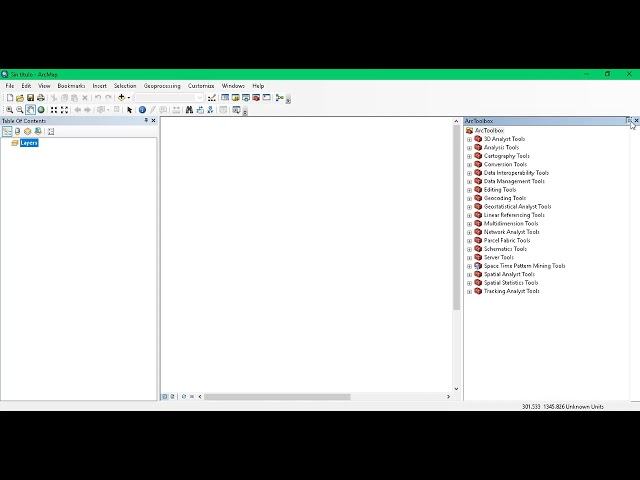Activación del ArcCatalog, ArcToolbox y el buscador / ArcGis