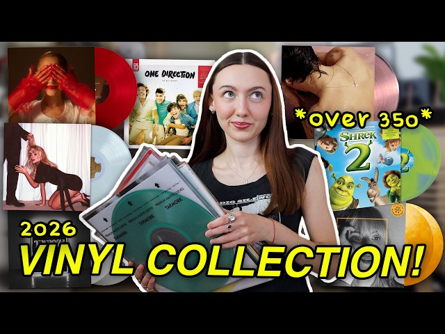 MY VINYL COLLECTION! *OVER 350 RECORDS* (2026)
