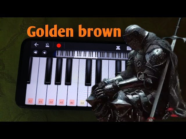 GOLDEN BROWN - Piano tutorial and cover | How to play 