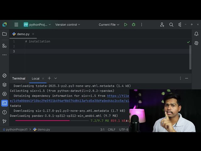 How to install and import pandas library in python | Day 1