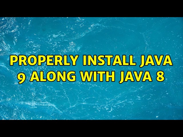 Properly install Java 9 along with Java 8 (2 Solutions!!)