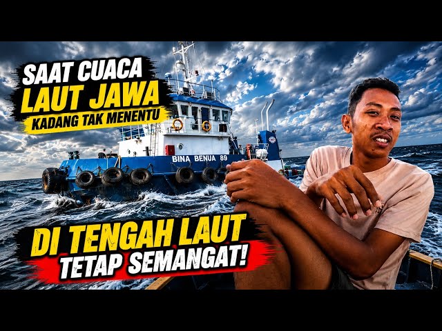 Unpredictable Java Sea Weather While Sailing from Muara Pegatan to Semarang
