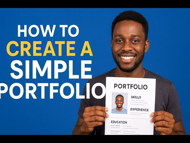 How to Build a Professional Portfolio with Canva | (Dec 2025)