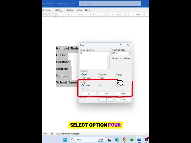 Make the Perfect Line in MS Word – The Easy Method! #mswordtips #documents #office