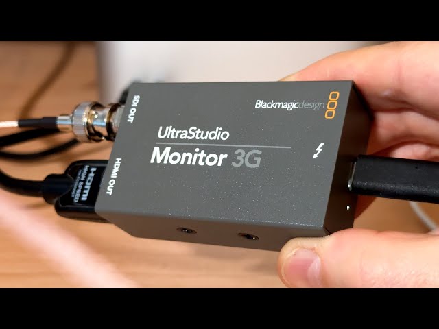 Blackmagic Design Capture UltraStudio Monitor 3G-Perfect for Editors!