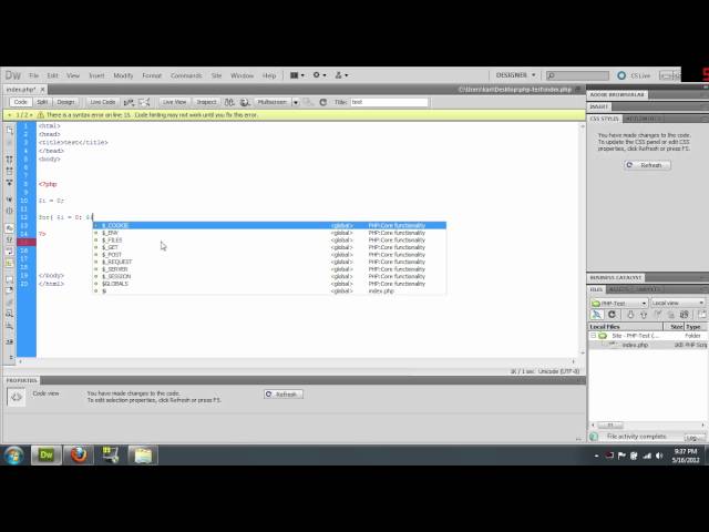 Learn PHP Quickly (04) - Loops: For and Foreach