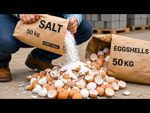 Mix eggshells with salt and see the amazing results that SHOCKED everyone! 😱| Creation Tips