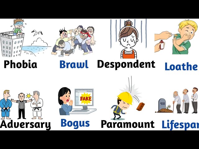 English vocabulary || Learn English Words with Example Sentences