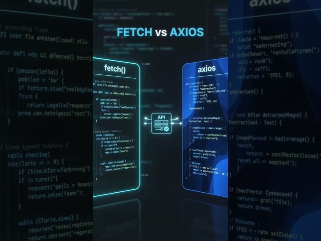 Fetch vs Axios: Which is Better for API Calls? 🚀 #coding #fetch #axios #programming #api