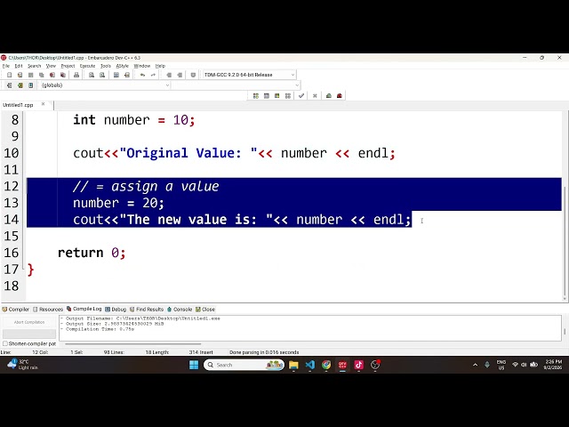 Assignment Operator