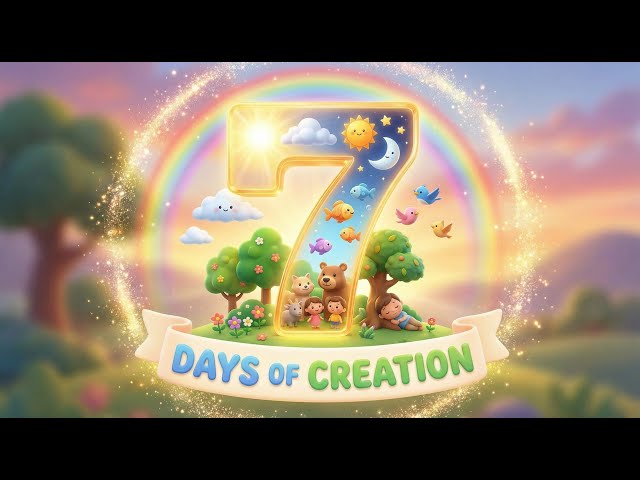 The Creation Story for Kids - All 7 Days! 🌍✨ Bible Animation for Toddlers & Preschoolers